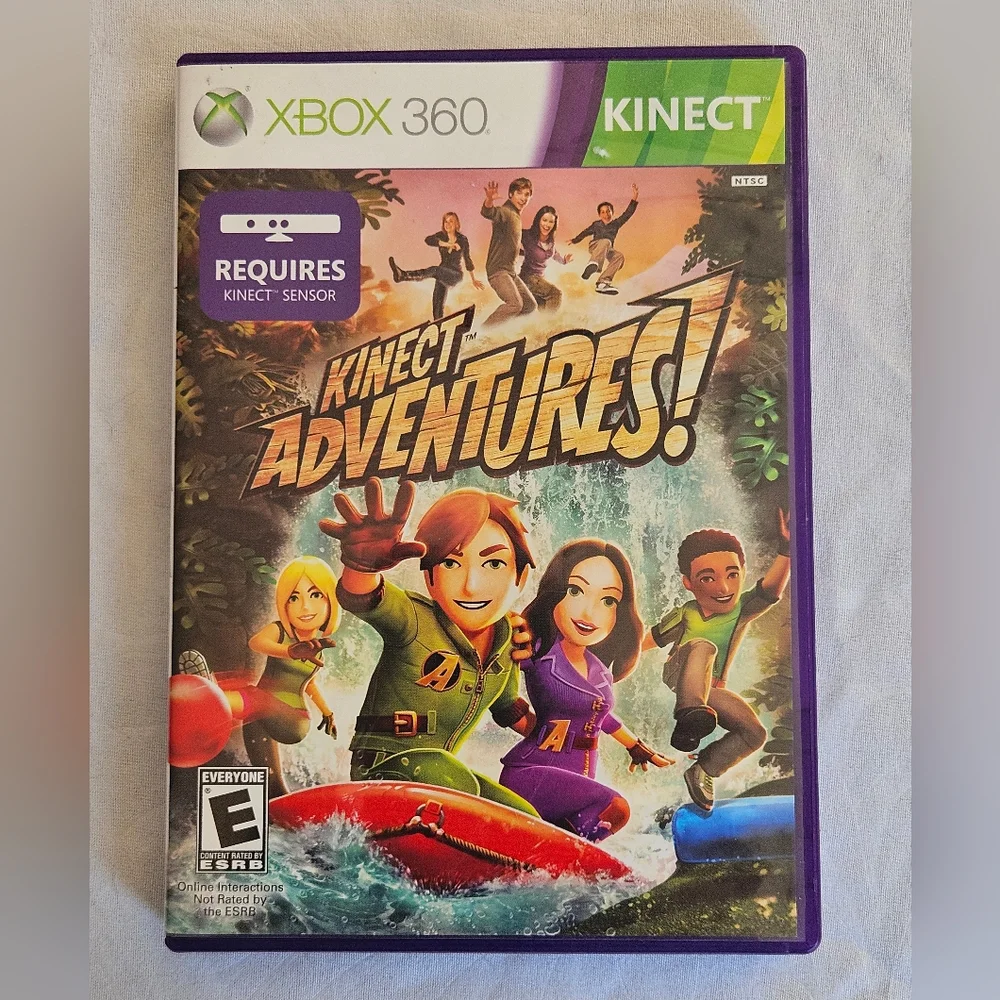 Kinect Adventures XBOX 360 Microsoft Rated E for Everyone